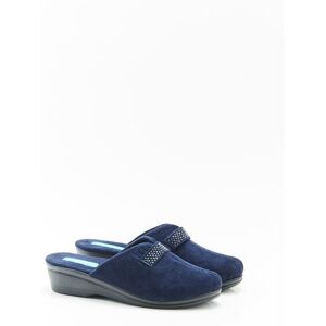 Damart - Mules compensées Piedical - Marine Bleu - Publicité Damart - Mules compensées Piedical - Marine Bleu - Publicité
