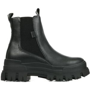 Bottines Femme - Buffalo - Aspha Chelsea Mid - Talon 65cm - Noir Noir - Publicité Bottines Femme - Buffalo - Aspha Chelsea Mid - Talon 65cm - Noir Noir - Publicité