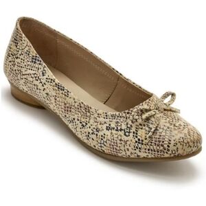 PEDICONFORT Ballerines classiques grande largeur Imprimé python Beige - Publicité PEDICONFORT Ballerines classiques grande largeur Imprimé python Beige - Publicité
