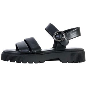 Sandales Cuir Gabor Lamnappa - Noir Noir - Publicité Sandales Cuir Gabor Lamnappa - Noir Noir - Publicité