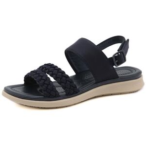 Sandales Femme Plates INSFITY - Bout Ouvert Respirant Confortable - Bleu Bleu - Publicité Sandales Femme Plates INSFITY - Bout Ouvert Respirant Confortable - Bleu Bleu - Publicité