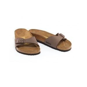 Mules Birkenstock Madrid pour Femme - Marron - Synthétique Marron - Publicité Mules Birkenstock Madrid pour Femme - Marron - Synthétique Marron - Publicité