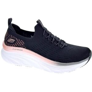 Baskets basses SKECHERS D Lux Femme - Textile - Lacets - Noir Noir - Publicité Baskets basses SKECHERS D Lux Femme - Textile - Lacets - Noir Noir - Publicité