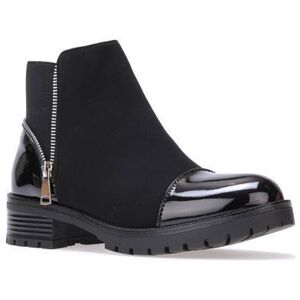 LA MODEUSE Bottines en simili mat et verni avec empiècement élastique à larrière.Dotées dun zip décoratif sur le côté extérieur.Fermeture Noir - Publicité LA MODEUSE Bottines en simili mat et verni avec empiècement élastique à larrière.Dotées dun zip décoratif sur le côté extérieur.Fermeture Noir - Publicité