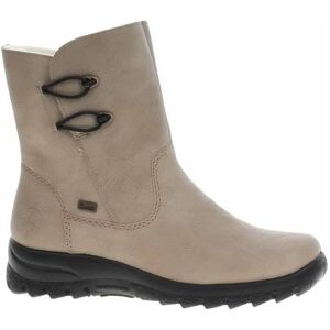 Chaussures Rieker Z717262 - Femme - Beige - Talon Plat - Hauteur de la tige Moyenne - Lacets Beige - Publicité Chaussures Rieker Z717262 - Femme - Beige - Talon Plat - Hauteur de la tige Moyenne - Lacets Beige - Publicité