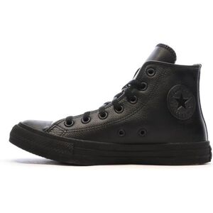 Basket Converse All Star Leather Hi - Noir - Adulte - Mixte - Cuir - Lacets Noir - Publicité Basket Converse All Star Leather Hi - Noir - Adulte - Mixte - Cuir - Lacets Noir - Publicité