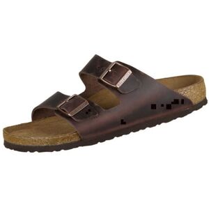 Sandales Birkenstock Arizona WB en cuir nubuck huilé pour hommes et femmes - Marron - Fabriqué en Allemagne Marron - Publicité Sandales Birkenstock Arizona WB en cuir nubuck huilé pour hommes et femmes - Marron - Fabriqué en Allemagne Marron - Publicité