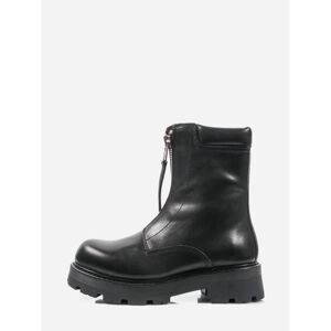 Chaussures Femme - VAGABOND - Cuir Noir - Talon Plat - Lacets Noir - Publicité Chaussures Femme - VAGABOND - Cuir Noir - Talon Plat - Lacets Noir - Publicité