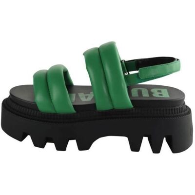Sandales femme Buffalo Flora Ts Quilt - Vegan Nappa Vert - Publicité Sandales femme Buffalo Flora Ts Quilt - Vegan Nappa Vert - Publicité
