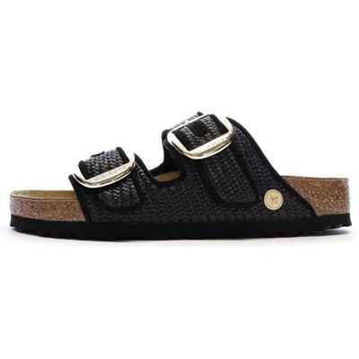Sandales Noires Femme Birkenstock Arizona Big Buckle Noir - Publicité Sandales Noires Femme Birkenstock Arizona Big Buckle Noir - Publicité