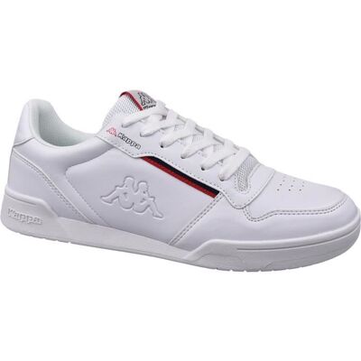 Sneakers - Kappa - Marabu 242765-1020 - Homme - Blanc - Lacets - Caoutchouc Blanc - Publicité Sneakers - Kappa - Marabu 242765-1020 - Homme - Blanc - Lacets - Caoutchouc Blanc - Publicité
