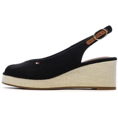 Sandales Noires Femme Tommy Hilfiger Flags Noir - Publicité Sandales Noires Femme Tommy Hilfiger Flags Noir - Publicité