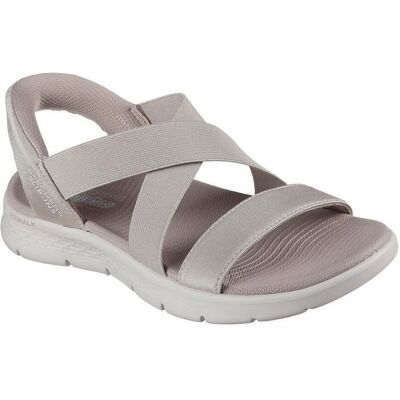 Sandales Skechers Go Walk Flex Sandal - Glimmer Beige Femme Beige - Publicité Sandales Skechers Go Walk Flex Sandal - Glimmer Beige Femme Beige - Publicité