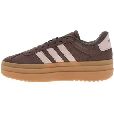 Adidas Baskets VL COURT BOLD J talon plateau Marron - Publicité Adidas Baskets VL COURT BOLD J talon plateau Marron - Publicité