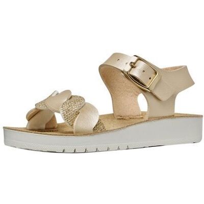 Sandales Cuir Geox Costarei - Platinium Beige - Publicité Sandales Cuir Geox Costarei - Platinium Beige - Publicité