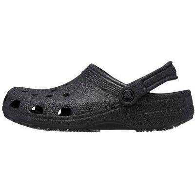 Sabot à Enfiler Crocs Classic Glitter Cloq - Noir brillant Noir - Publicité Sabot à Enfiler Crocs Classic Glitter Cloq - Noir brillant Noir - Publicité