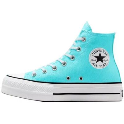 Basket Converse all star lift hi plateforme Bleu - Publicité Basket Converse all star lift hi plateforme Bleu - Publicité
