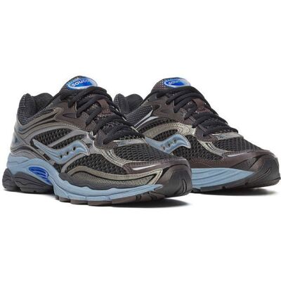 Baskets Saucony ProGrid Omni 9 OG noires et bleues Bleu - Publicité Baskets Saucony ProGrid Omni 9 OG noires et bleues Bleu - Publicité
