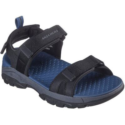 Sandales - SKECHERS - Tresmen Ryer - Homme - Scratch - Noir Noir - Publicité Sandales - SKECHERS - Tresmen Ryer - Homme - Scratch - Noir Noir - Publicité