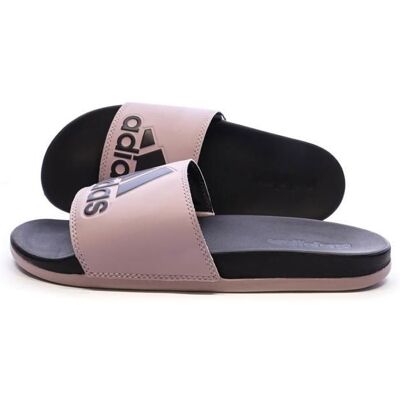 Sandales Rose/Noir Femme Adidas confortables Adilette Noir - Publicité Sandales Rose/Noir Femme Adidas confortables Adilette Noir - Publicité