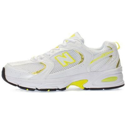Sneakers Femme - NEW BALANCE - 530 - Blanc - Lacets - Tissu Blanc - Publicité Sneakers Femme - NEW BALANCE - 530 - Blanc - Lacets - Tissu Blanc - Publicité