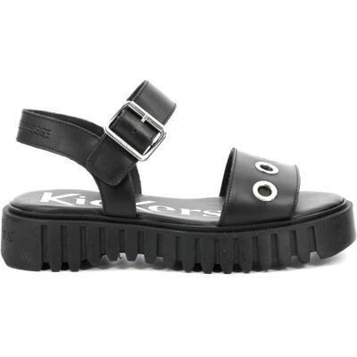 KICKERS Sandales Kick Fany noir Noir - Publicité KICKERS Sandales Kick Fany noir Noir - Publicité