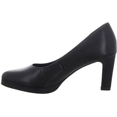 Escarpin - TAMARIS - Cuir Noir - Talon 7cm - Plateau 1cm - Confort Optimal Noir - Publicité Escarpin - TAMARIS - Cuir Noir - Talon 7cm - Plateau 1cm - Confort Optimal Noir - Publicité