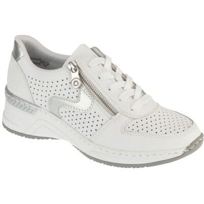 Baskets Femme - Blanc - Rieker Sneakers N4340 Blanc - Publicité Baskets Femme - Blanc - Rieker Sneakers N4340 Blanc - Publicité