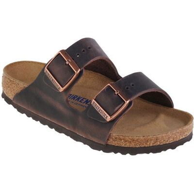 Sandales Arizona NU Oiled SFB - Birkenstock - Homme - Cuir - Marron Marron - Publicité Sandales Arizona NU Oiled SFB - Birkenstock - Homme - Cuir - Marron Marron - Publicité