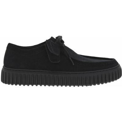 Clarks Chaussures À Lacets En Daim Noir Pour Homme Noir - Publicité Clarks Chaussures À Lacets En Daim Noir Pour Homme Noir - Publicité