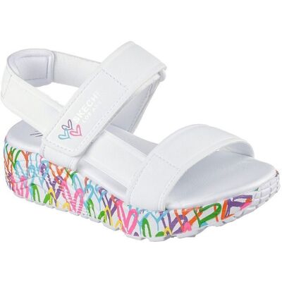 Sandales Skechers Uno Lite Sandal-sunny Love Blanc Fille Blanc - Publicité Sandales Skechers Uno Lite Sandal-sunny Love Blanc Fille Blanc - Publicité
