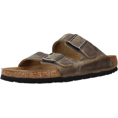 Sandale - nu-pieds Birkenstock 107066 Blanc - Publicité Sandale - nu-pieds Birkenstock 107066 Blanc - Publicité