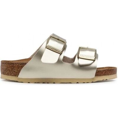 Chaussures - BIRKENSTOCK - Arizona Kids BF Doré - Jaune/Doré - Boucle de serrage - Tige synthétique Jaune - Publicité Chaussures - BIRKENSTOCK - Arizona Kids BF Doré - Jaune/Doré - Boucle de serrage - Tige synthétique Jaune - Publicité