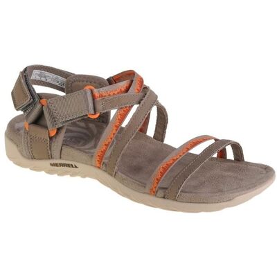 Merrell Terran 3 Cush Lattice Sandal J005664 Femme Beige des sandales Beige - Publicité Merrell Terran 3 Cush Lattice Sandal J005664 Femme Beige des sandales Beige - Publicité