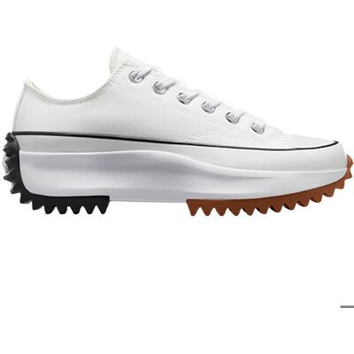 Baskets Converse RUN STAR HIKE LO - CONVERSE - Femme - Blanc - Textile - Plat - Lacets Blanc - Publicité Baskets Converse RUN STAR HIKE LO - CONVERSE - Femme - Blanc - Textile - Plat - Lacets Blanc - Publicité