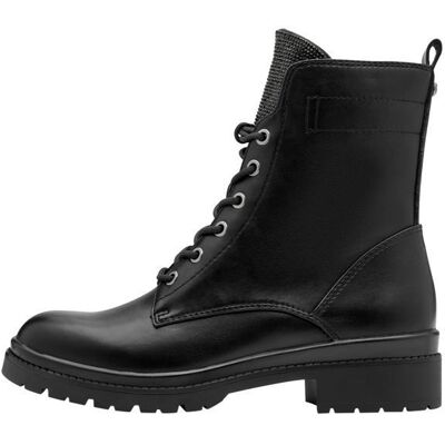 Bottine Cuir Tamaris - Noir Noir - Publicité Bottine Cuir Tamaris - Noir Noir - Publicité