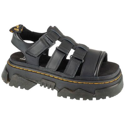 Dr. Martens Sandales Femme - Noir - Dr. Mattison 3 Strap Sandals Noir - Publicité Dr. Martens Sandales Femme - Noir - Dr. Mattison 3 Strap Sandals Noir - Publicité