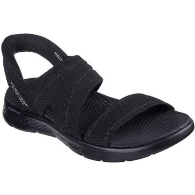 Sandales Skechers Go Walk Flex Sandal- Noir Femme Noir - Publicité Sandales Skechers Go Walk Flex Sandal- Noir Femme Noir - Publicité