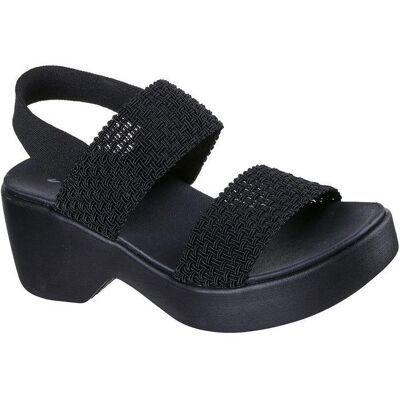 Sandales Skechers Cali Day Noir Femme Noir - Publicité Sandales Skechers Cali Day Noir Femme Noir - Publicité