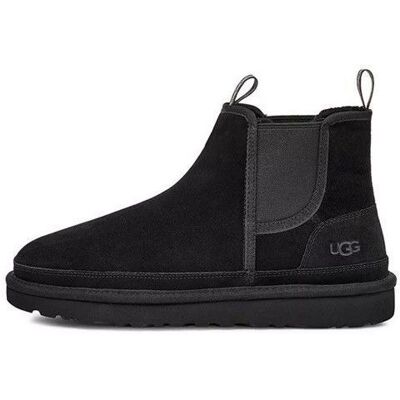 UGG AUSTRALIA Bottes Homme UGG Neumel Chelsea Noir - Daim-Nubuck - A élastique - Hauteur moyenne Noir - Publicité UGG AUSTRALIA Bottes Homme UGG Neumel Chelsea Noir - Daim-Nubuck - A élastique - Hauteur moyenne Noir - Publicité