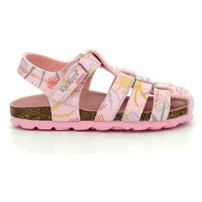 KICKERS Sandales Summertan Rose sunshine Rose - Publicité KICKERS Sandales Summertan Rose sunshine Rose - Publicité