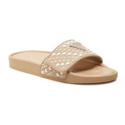 Guess Klapki Femme Confort Écru Taille 35 Beige - Publicité Guess Klapki Femme Confort Écru Taille 35 Beige - Publicité