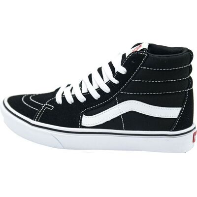 Basket Montante - VANS - ComfyCush SK8-Hi - Noir/Blanc - Lacets plats - Confort exceptionnel Noir - Publicité Basket Montante - VANS - ComfyCush SK8-Hi - Noir/Blanc - Lacets plats - Confort exceptionnel Noir - Publicité
