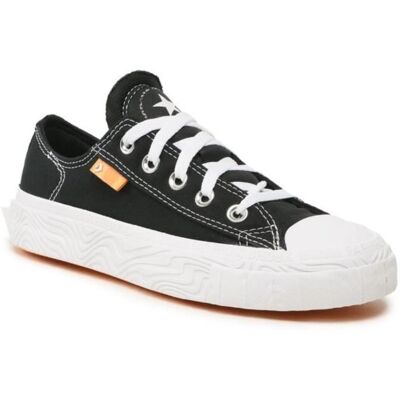 Chaussures Homme CONVERSE Chuck Taylor Alt Star Noir - Lacets - Textile - Plat Noir - Publicité Chaussures Homme CONVERSE Chuck Taylor Alt Star Noir - Lacets - Textile - Plat Noir - Publicité