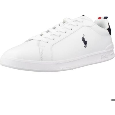 Chaussure Polo Ralph Lauren Modèle Hrt Ct Ii - Coleur Blanc Blanc - Publicité Chaussure Polo Ralph Lauren Modèle Hrt Ct Ii - Coleur Blanc Blanc - Publicité