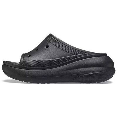 Sabots Crocs Crush - Noir - Classic Platform - Femme - Semelle compensée - Personnalisable Noir - Publicité Sabots Crocs Crush - Noir - Classic Platform - Femme - Semelle compensée - Personnalisable Noir - Publicité