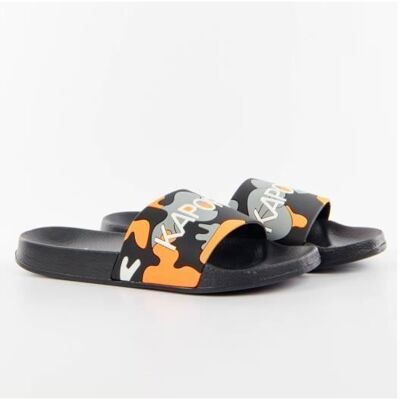 Claquette Kaporal Homme Grisroran Multicolor Synthétique Blanc - Publicité Claquette Kaporal Homme Grisroran Multicolor Synthétique Blanc - Publicité
