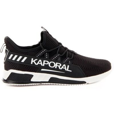 Basket - KAPORAL - Signature - Noir - Synthétique - Lacets classiques Noir - Publicité Basket - KAPORAL - Signature - Noir - Synthétique - Lacets classiques Noir - Publicité