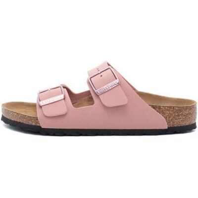 Pantoufles - BIRKENSTOCK - Arizona Enfants - Rose - Double boucle - Coupe étroite Rose - Publicité Pantoufles - BIRKENSTOCK - Arizona Enfants - Rose - Double boucle - Coupe étroite Rose - Publicité