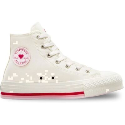 Converse Chuck Taylor All Star Lift Valentines Day Platform Chaussures pour Fille Beige A10716C Beige - Publicité Converse Chuck Taylor All Star Lift Valentines Day Platform Chaussures pour Fille Beige A10716C Beige - Publicité
